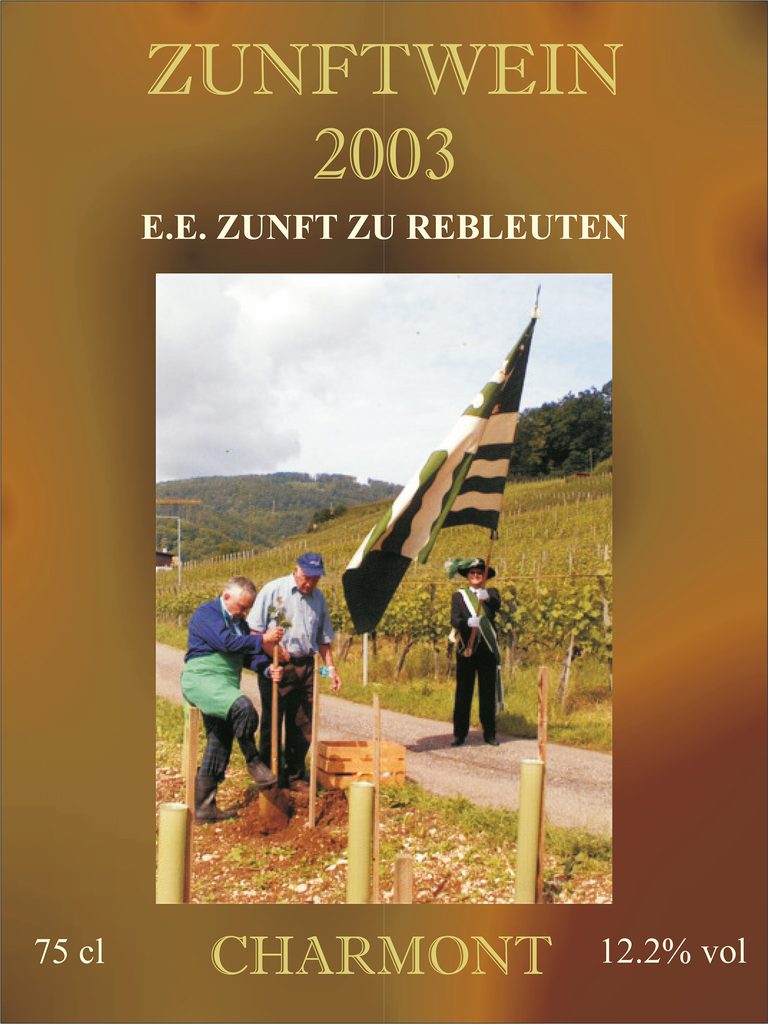 E.E. Zunft zu Rebleuten - Rebjahr E.E. Zunft zu Rebleuten - Rebjahr